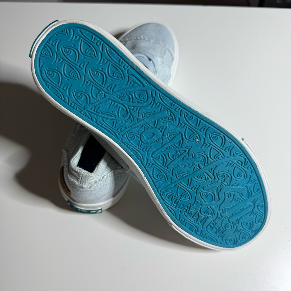 blowfish Malibu Light Blue Casual denim Sneakers new sz 7 - Picture 5 of 6